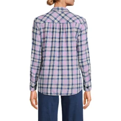 Boyfriend-Bluse aus Flanell