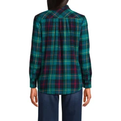Boyfriend-Bluse aus Flanell