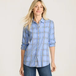Boyfriend-Bluse aus Flanell