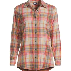 Boyfriend-Bluse aus Flanell