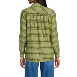 Boyfriend-Bluse aus Flanell