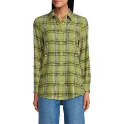 Boyfriend-Bluse aus Flanell