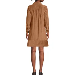 Breitcord-Hemdkleid für Damen