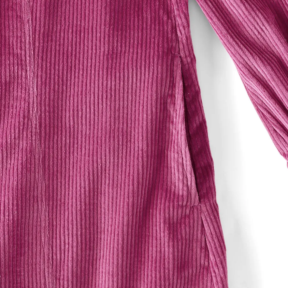 Breitcord-Hemdkleid für Damen