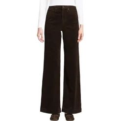 Breitcord-Hose High Waist mit weitem Bein für Damen