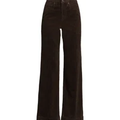 Breitcord-Hose High Waist mit weitem Bein für Damen