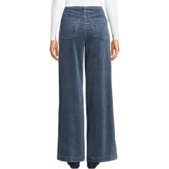 Breitcord-Hose High Waist mit weitem Bein für Damen