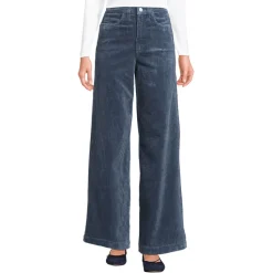Breitcord-Hose High Waist mit weitem Bein für Damen