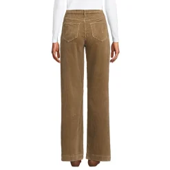 Breitcord-Hose High Waist mit weitem Bein für Damen