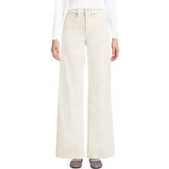 Breitcord-Hose High Waist mit weitem Bein für Damen