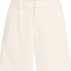 Bundfalten-Shorts aus Crêpe 18 cm für Damen