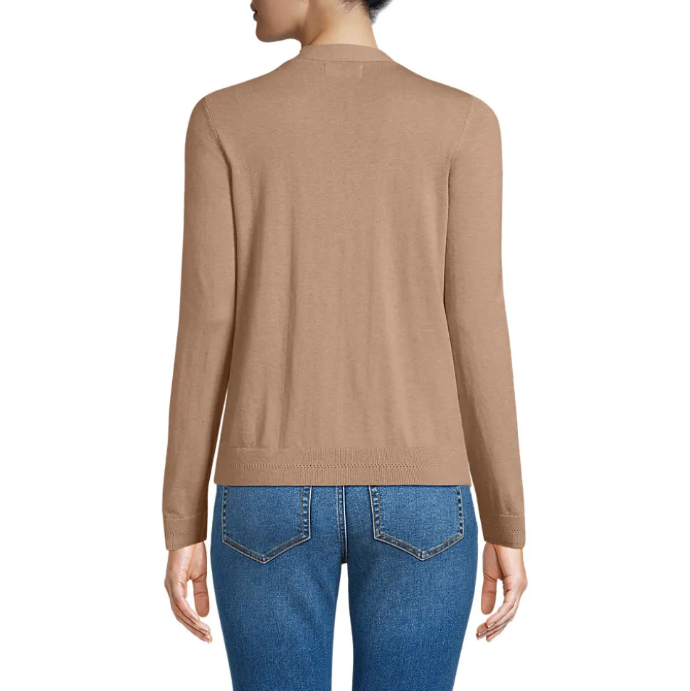 Cardigan aus Baumwolle/Seidenmix für Damen
