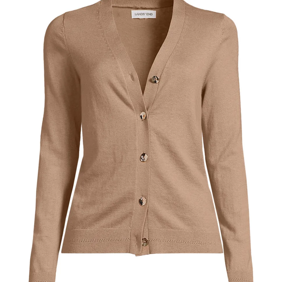 Cardigan aus Baumwolle/Seidenmix für Damen