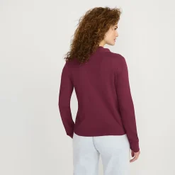 Cardigan aus Baumwolle/Seidenmix für Damen