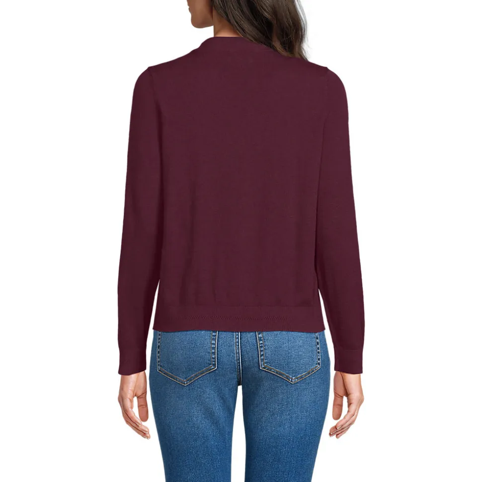 Cardigan aus Baumwolle/Seidenmix für Damen
