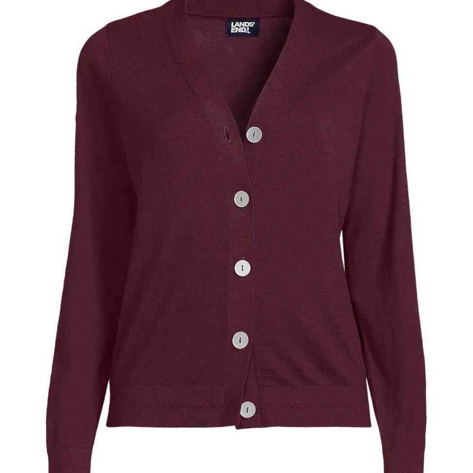 Cardigan aus Baumwolle/Seidenmix für Damen