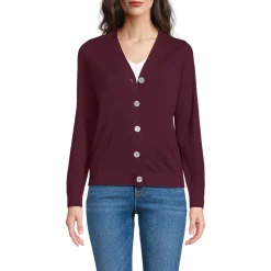 Cardigan aus Baumwolle/Seidenmix für Damen