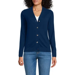 Cardigan aus Baumwolle/Seidenmix für Damen