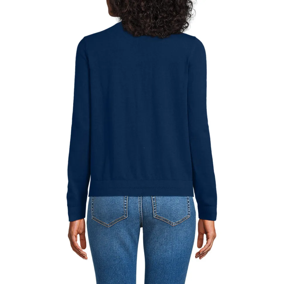 Cardigan aus Baumwolle/Seidenmix für Damen