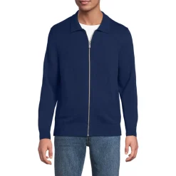 Cardigan aus Baumwolle/Seidenmix für Herren