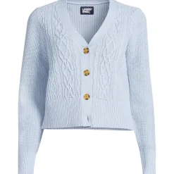 Cardigan aus Leinenmix für Damen in Plus-Größe