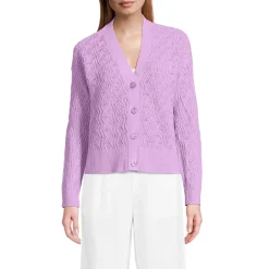 Cardigan aus Leinenmix für Damen