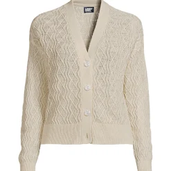 Cardigan aus Leinenmix für Damen