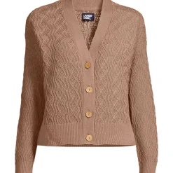 Cardigan aus Leinenmix für Damen