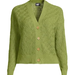 Cardigan aus Leinenmix für Damen