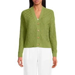 Cardigan aus Leinenmix für Damen