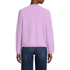 Cardigan aus Leinenmix zum Binden für Damen
