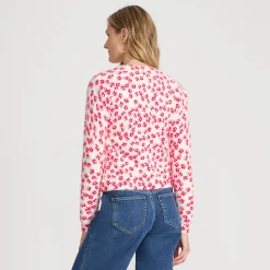 Cardigan aus Wimperngarn für Damen