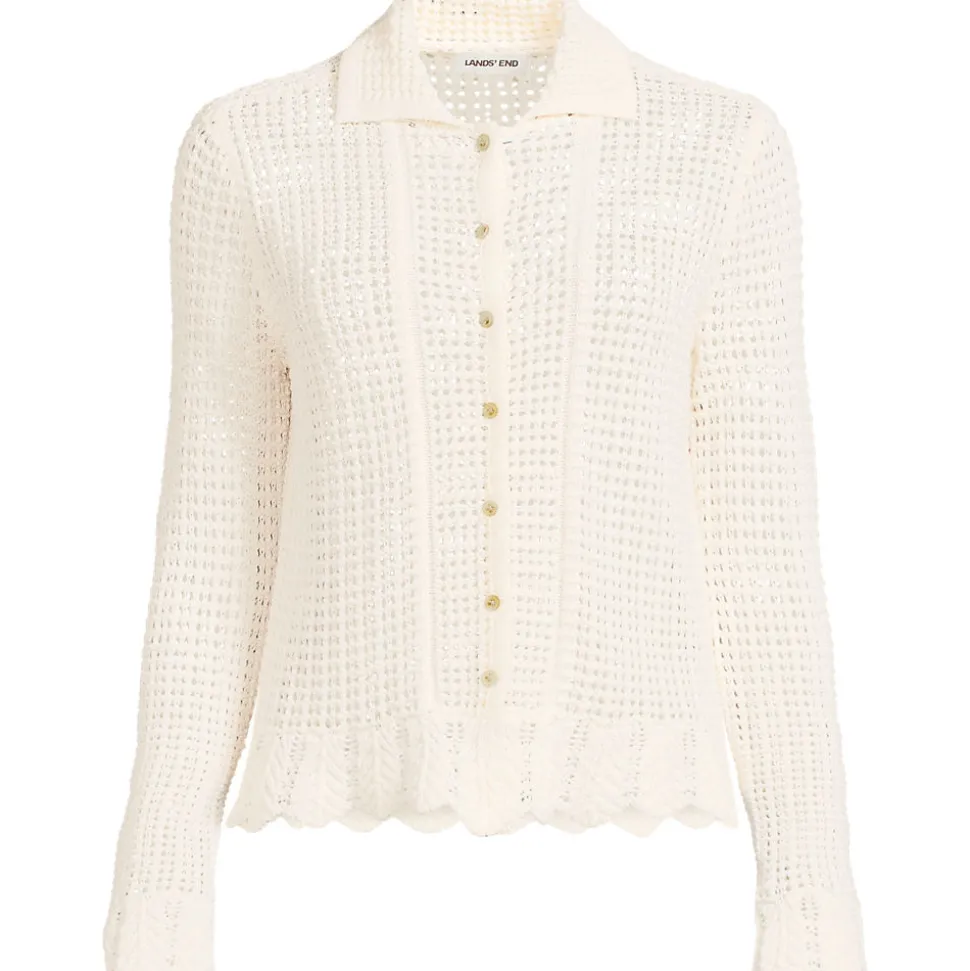 Cardigan in Häkel-Optik für Damen