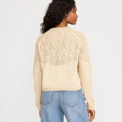 Cardigan mit Ajourstrick für Damen