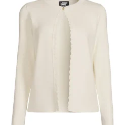Cardigan mit Muschelrand für Damen