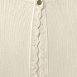Cardigan mit Muschelrand für Damen