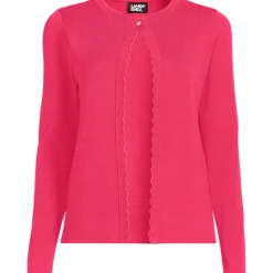 Cardigan mit Muschelrand für Damen