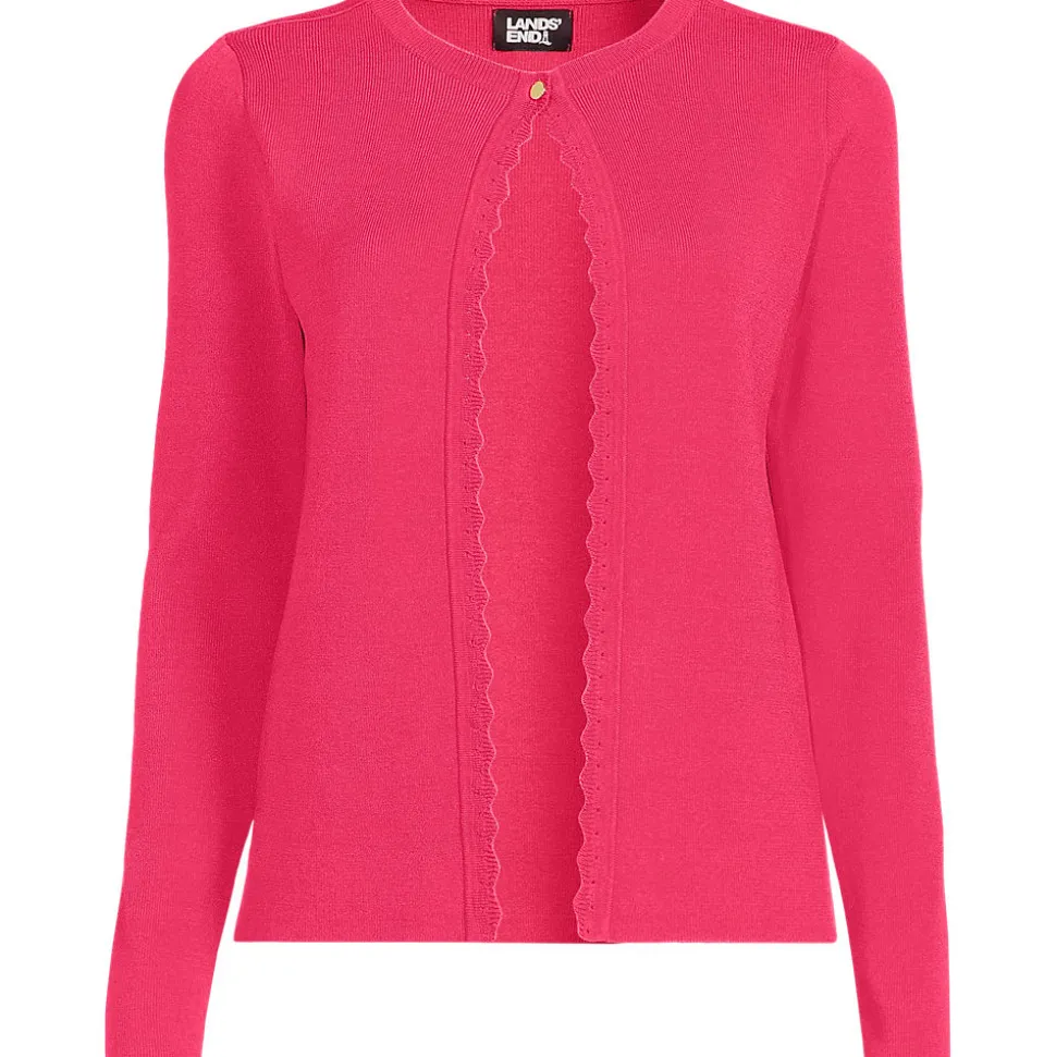 Cardigan mit Muschelrand für Damen