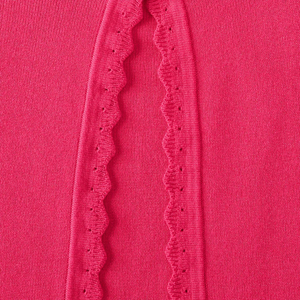 Cardigan mit Muschelrand für Damen