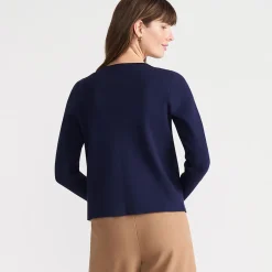 Cardigan mit Muschelrand für Damen