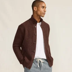 Cardigan mit Stehkragen für Herren