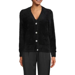Cardigan mit Strass-Knöpfen für Damen in Petite-Größe