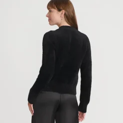 Cardigan mit Strass-Knöpfen für Damen in Petite-Größe