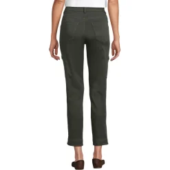 7/8-Cargohose aus Lyocell-Mischung Mid Waist für Damen