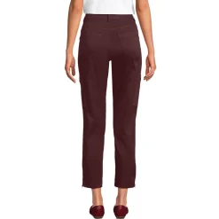 7/8-Cargohose aus Lyocell-Mischung Mid Waist für Damen