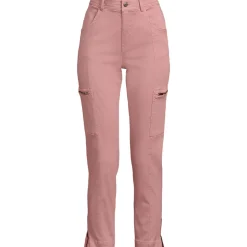 7/8-Cargohose aus Lyocell-Mischung Mid Waist für Damen