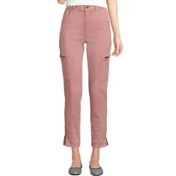7/8-Cargohose aus Lyocell-Mischung Mid Waist für Damen