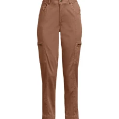 7/8-Cargohose aus Lyocell-Mischung Mid Waist für Damen