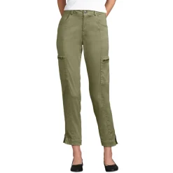 7/8-Cargohose aus Lyocell-Mischung Mid Waist für Damen
