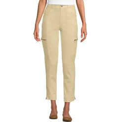 7/8-Cargohose aus Lyocell-Mischung Mid Waist für Damen